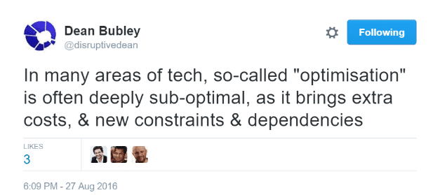 Dean Bubley Optimisation