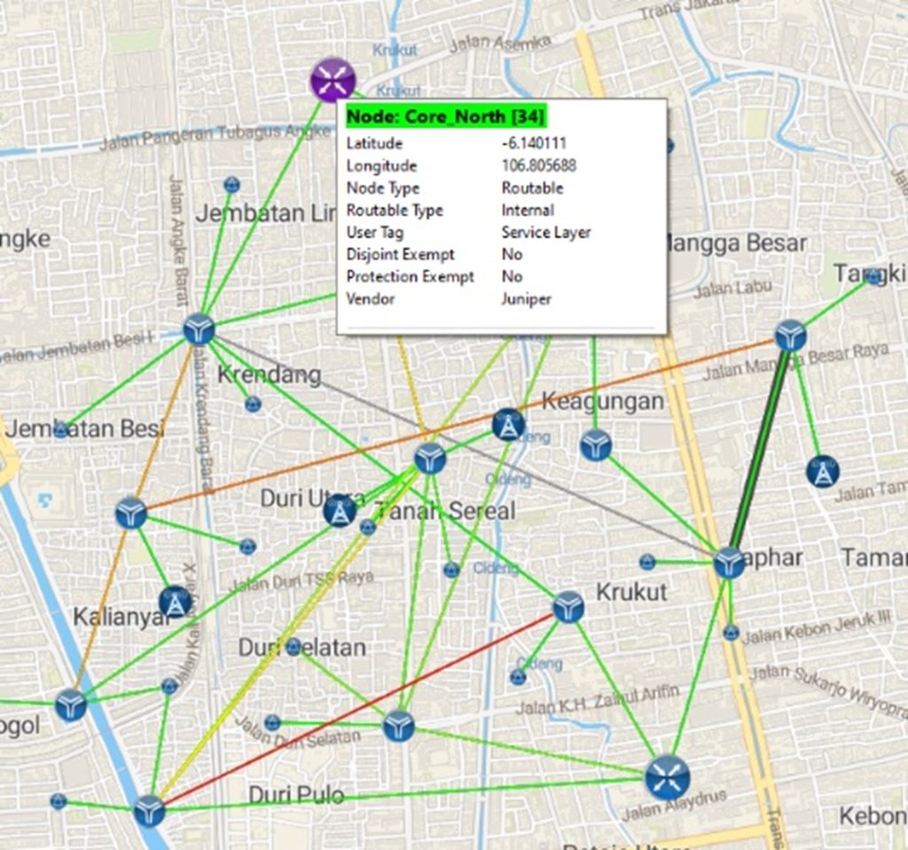 Aria Network Navigator | Intelligent Virtual Network Topology